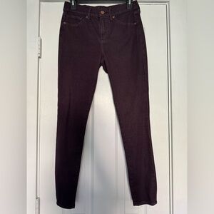 Express Women's Dark Purple Skinny Jeans
